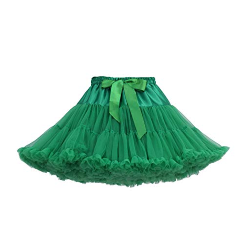 MOMOXI Faldas para Mujer,Falda Corta para Mujer Plisada Gasa Falda Corta tutú Baile Mujer Wrap Cuadros De Impresión Cintura Alta Volantes Irregular Falda Cortas De Moda Faldas Mini