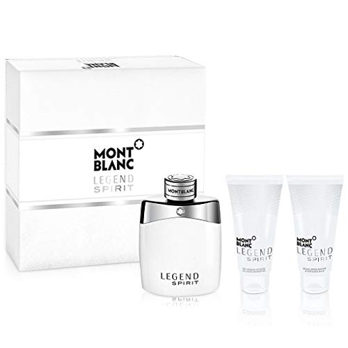 Montblanc Legend Spirit Lote Agua de Colonia Vaporizador, Gel de Ducha y Bálsamo para Después del Afeitado - 300 ml