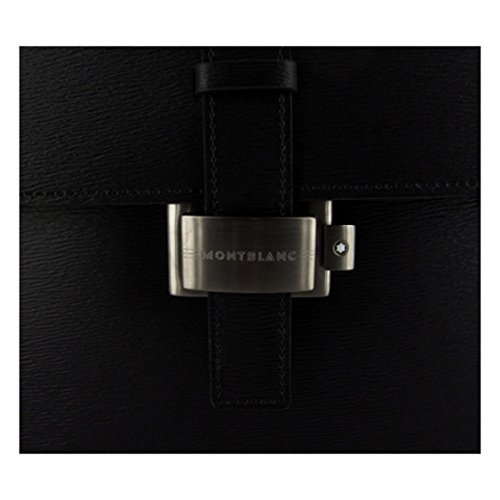 Montblanc Westside - Maletín de Piel, Color Negro