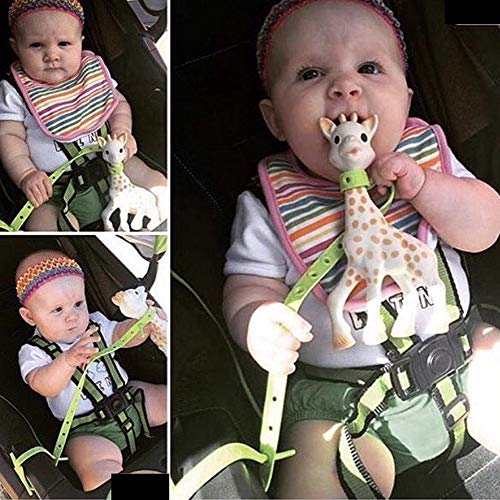 Mordedor de silicona bebé - sin BPA infantil Mordedor con Easy-to-Hold Diseño Alivio Calmante dolor e inflamación en las encías, ovejas