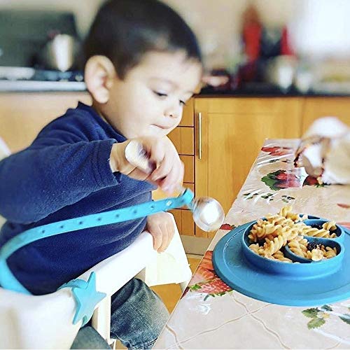 Mordedor de silicona bebé - sin BPA infantil Mordedor con Easy-to-Hold Diseño Alivio Calmante dolor e inflamación en las encías, ovejas