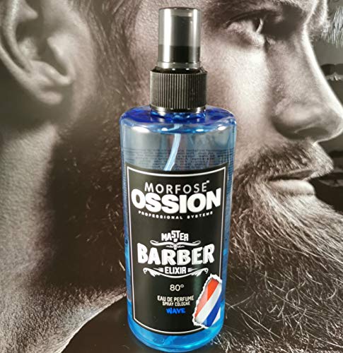 Morfose Ossion Master Of Barber Elixir Eau de Perfume 300 ml (Storm, Wave, Impact) After Shave Spray Cologne langanhaltender señores aroma