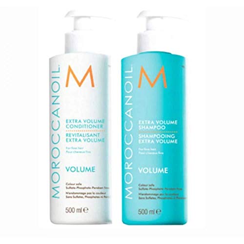 Moroccanoil Extra Volume, Champú y Acondicionador, Pack de 2 X 500 ml