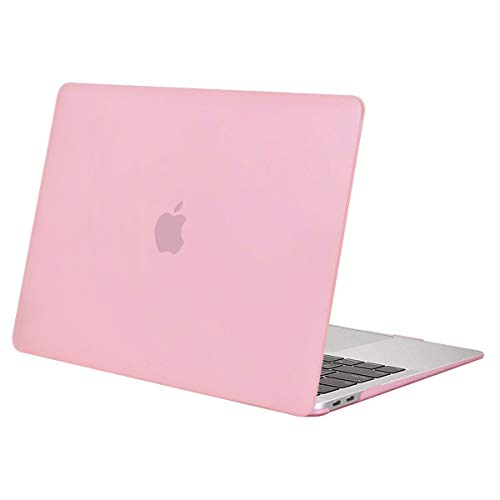 MOSISO Funda Dura Compatible con 2020 2019 2018 MacBook Air 13 Pulgadas A2179 A1932 con Pantalla Retina & Touch ID, Ultra Delgado Carcasa Rígida Protector de Plástico Cubierta, Rosa