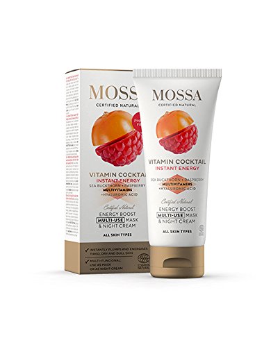 Mossa energía Boost multiusos máscara & Crema de Noche, 60 ml