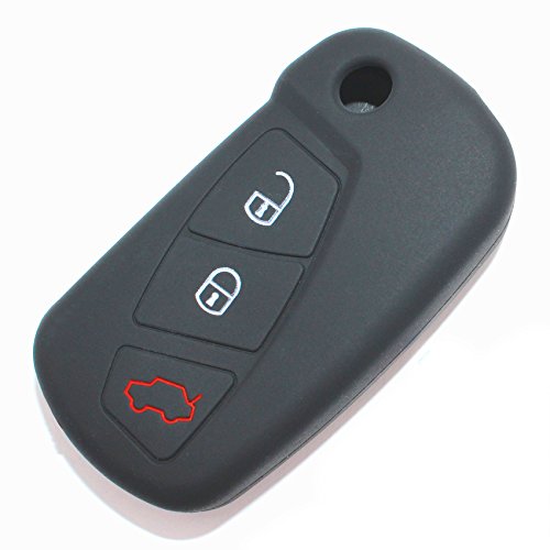 Móvil Fe para llave de 3 botones llave de coche silicona Cover – Finest de Folia Negro