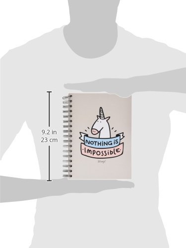 Mr; Wonderful Woa02463 Libreta De Color Con Mensaje "Nothing Is Impossible"