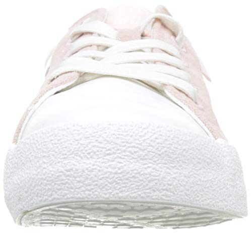 MTNG Attitude 69596 - Zapatillas para Mujer, Action PU Blanco/Softmet Gris Rosa Claro, 39 EU