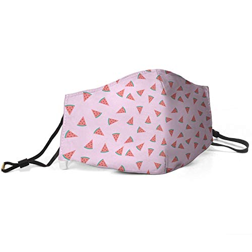 Mujeres Hombres con Orejeras Ajustables Sandía Essie Decor Pasamontañas Reutilizables Blancas