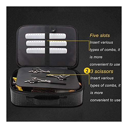 Multifuncional portátil de peluquería profesional bolsa de herramientas funcional multi-herramienta portátil de peluquería Tijeras bolso de almacenamiento envase de bolsas de viaje Barbero Box for Lle