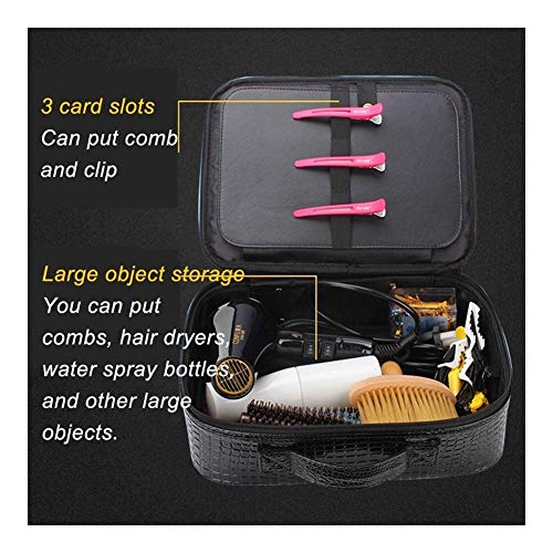 Multifuncional portátil de peluquería profesional bolsa de herramientas funcional multi-herramienta portátil de peluquería Tijeras bolso de almacenamiento envase de bolsas de viaje Barbero Box for Lle