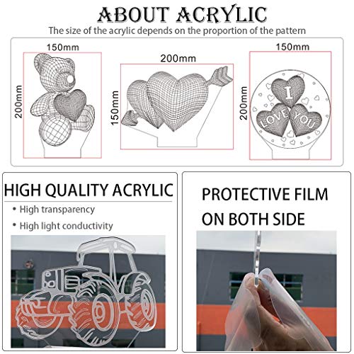 Múltiples colores Juego clásico Luz 3D colorido colorido LED luz nocturna USB fondo negro Adornos de dibujos animados lámpara de mesa regalo de Navidad para niños