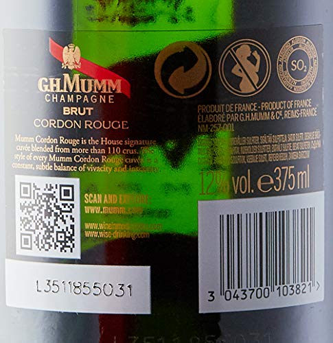 Mumm Cordon Rouge Brut Champagne - 375 ml
