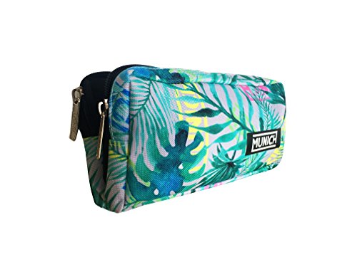 Munich 251824 Pattern Neceser, 21 cm, Verde