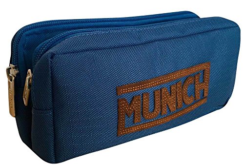 Munich 252824 Leather Neceser, 21 cm, Azul Marino