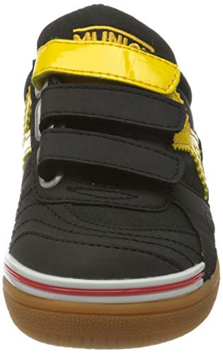 Munich Gresca Kid VCO 02 S, Zapatillas de Deporte para Niños, Negro (Negro/Amarillo 606), 30 EU