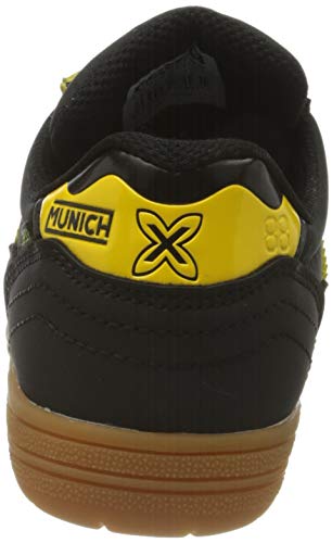 Munich Gresca Kid VCO 02 S, Zapatillas de Deporte para Niños, Negro (Negro/Amarillo 606), 30 EU