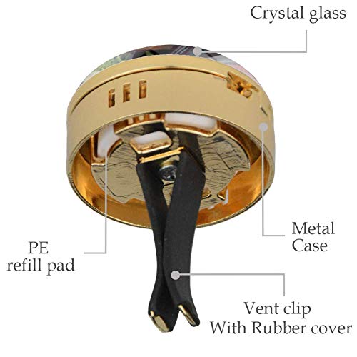 MUOOUM - Ambientador para coche, diseño de ganso y gallinas