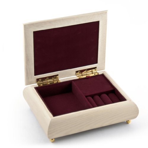 MusicBoxAttic Marco de Fotos de 10 x 15 cm, Color Blanco, con Sistema de Lentes desplegables, más de 400 Opciones de canción, Madera, 234. Love is Here to Stay