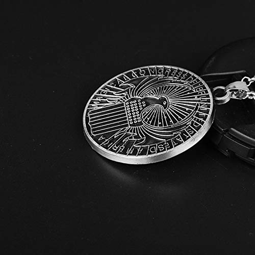 MXWY Collar De Hombres Y Mujeres Cabeza De Águila Logo Colgante Retro Suéter Cadena Joyería Pareja Regalo