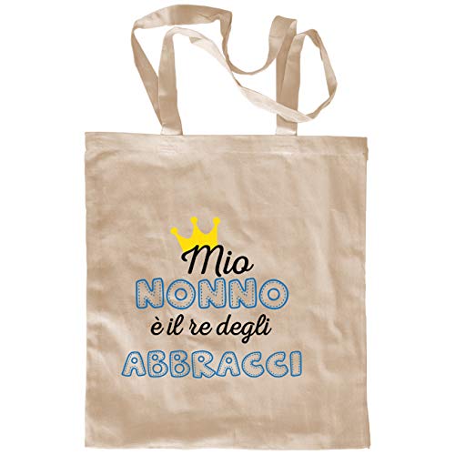 My Custom Style - Par de 2 bolsas de algodón #Nonni-Re Abbracci#