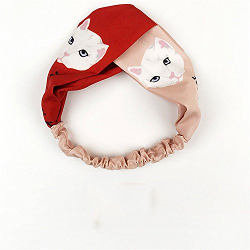 My Dream Day Repele la Humedad Ligera Diadema Cute multipropósito de Banda de Cabello Cabello de la Encantadora generosa Chuck Abrazadera, Pasta de harina de arroz Color 3D