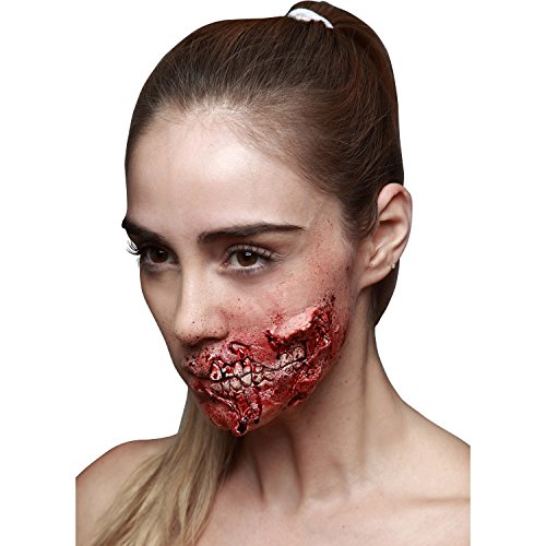 My Other Me Me-204518 Cicatriz látex zombi, Talla única (Viving Costumes 204518)