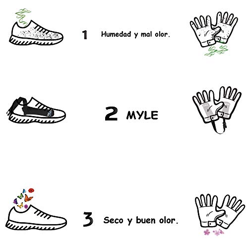 MYLE - Make Your Life Easy Absorbe Olores y Humedad para Guantes de Boxeo, Guantes de Portero, Botas Hombre, Botas Mujer,Zapatos, Zapatillas de Running.