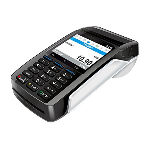 MyPOS Combo (Black) terminal de POS portátil con impresora para todos los tipos de tarjetas viene con un completo kit de pago en línea + tarjeta de débito gratis y EU IBAN