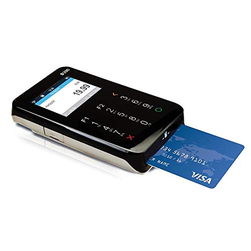 MyPOS Mini (Black) sin papel Chip y PIN Lector de tarjetas de crédito con batería de larga duración, tarjeta de datos para conexión a Internet constante y constante para pagos sin contacto