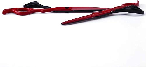 N / A Afilada Tijera Negros Pelo de Alta dureza Estilista Japonesa Sala de Estar y peluquería Adelgazamiento de peluquería Profesional cortó el Pelo Tijeras de Acero Inoxidable y 440c blan.