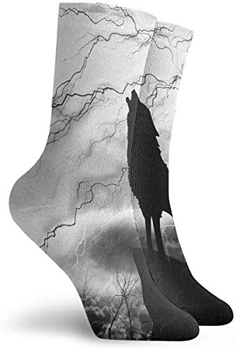 N / A - Calcetines de amapolas, diseño floral, unisex, cómodos, 30 cm