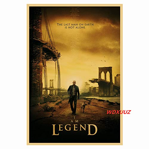 N / A Will Smith protagonizó la película Cuando la Felicidad golpea la Puerta, el Hombre y Otros Carteles de Estilo Retro Decoración del hogar60x90cm