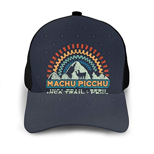 N/ Machu Picchu Retro Inca - Gorra de béisbol de Perú, color negro