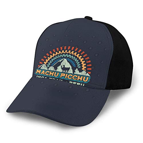N/ Machu Picchu Retro Inca - Gorra de béisbol de Perú, color negro