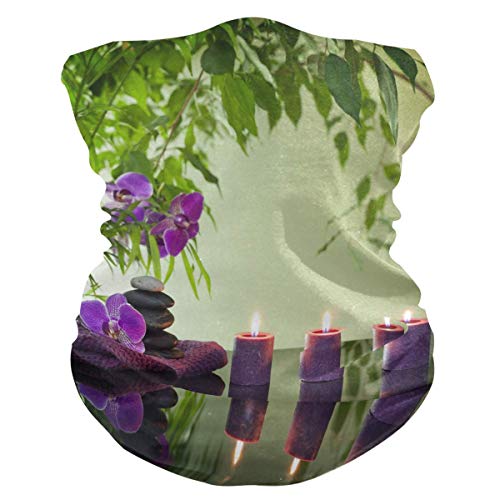 N/A Sombreros De Protección Facial,Sombreros Japoneses De Media Cara con Flor De Bambú Zen, Diadema con Cara De Sudor para Verano Unisex para Adultos 25X50Cm