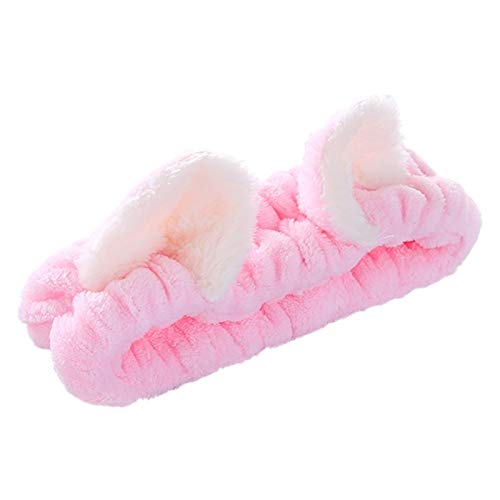 Nai-storage SPA Diadema, Mujeres Paño Grueso y Suave Elástico de Maquillaje Lavarse Cara Abrigo la Cabeza, For Todas Las Estaciones de Estética Facial Yoga Ducha Deportes (Color : B, Size : 17 CM)