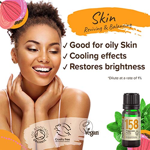 Naissance Menta Piperita BIO - Aceite esencial 100% Puro - Certificación Ecológica - 10ml