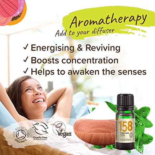 Naissance Menta Piperita BIO - Aceite esencial 100% Puro - Certificación Ecológica - 10ml