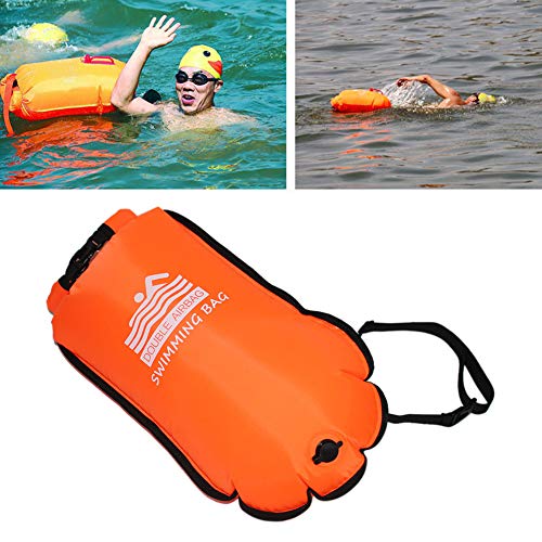 Nakw88 Bolsa seca de seguridad para triatletas de natación boya flotador deportes de agua abierta altamente visible