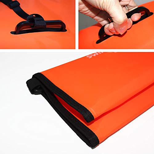 Nakw88 Bolsa seca de seguridad para triatletas de natación boya flotador deportes de agua abierta altamente visible