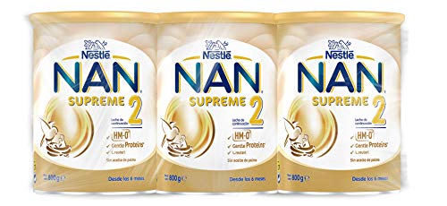 Nan Supreme 2 Leche De Continuación En Polvo Premium - 3 latas x 800 g