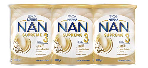 Nan Supreme 3 Leche De Crecimiento En Polvo Premium - 3 latas x 800 g