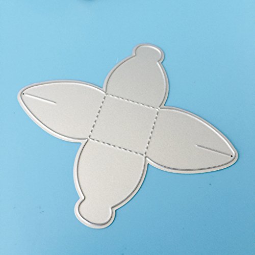 Nankod - Plantilla para troquelar, caja de regalo, álbum de recortes, tarjeta de papel, manualidades