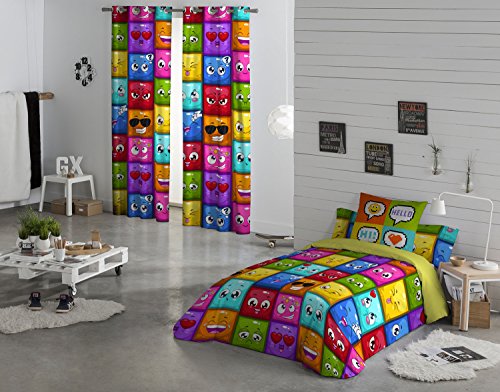 NATURALS Funda NÓRDICA 105 Hello 3 Piezas (180x220cm)