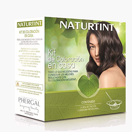 Naturtint. Kit de Coloración en Casa 2 Accesorios - Bol + Brocha | Kit Tinte Pelo | Sin Elementos Metálicos | Kit Tinte Cabello | Resultados de Peluquería desde Casa
