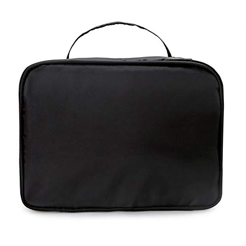 Navidad ciervos nieve stock árboles patrón maquillaje bolsa organizador cosmético tocador belleza caso viaje bolsa