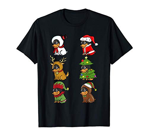 Navidad Disfraz Pinscher Miniatura Perro Camiseta