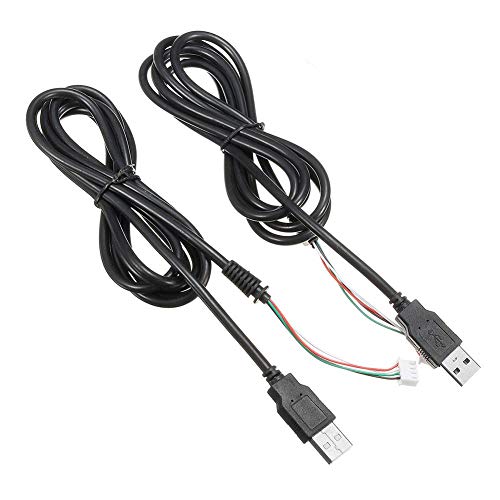 Navigatee Joystick Botones,3D Joysticks Analógicos USB Óvalo Joystick De Estilo DIY Arcade Game Button And Joystick Controller Kit Kits De Bricolaje Piezas Joystick Conjunto Botón 20pcs