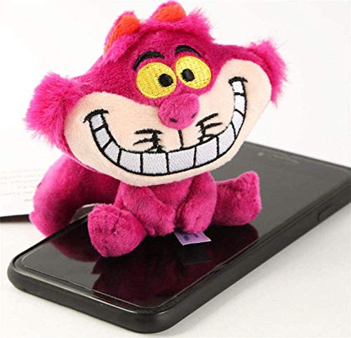 N/C 10Cm Cheshire Cat Llavero Alicia en el país de Las Maravillas Cheshire Cat Cute Mini Stuff Plush Toy Doll Colgante Girl Birthday Gift Toy